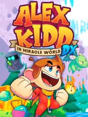 Game box artwork for Alex Kidd In Miracle World DX