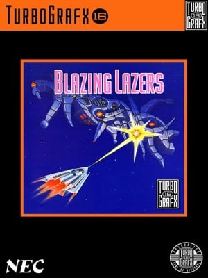 Game box artwork for Blazing Lazers