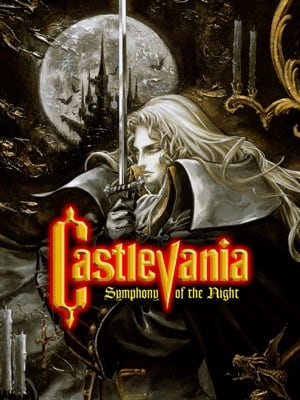 Game box artwork for Castlevania: Symphony of the Night
