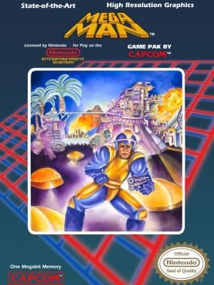Game box artwork for Mega Man