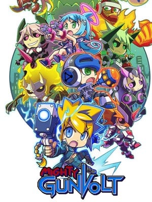 Game box artwork for Mighty Gunvolt