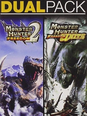 Game box artwork for Monster Hunter Freedom 2 and Freedom Unite Dual Pack