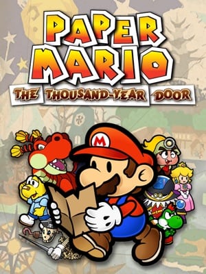 Game box artwork for Paper Mario: The Thousand-Year Door