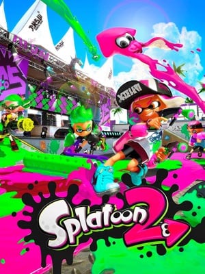 Game box artwork for Splatoon 2