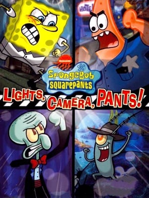 Game box artwork for Spongebob Squarepants Lights, Camera, Pants!