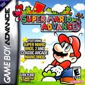 Game box artwork for Super Mario Advance