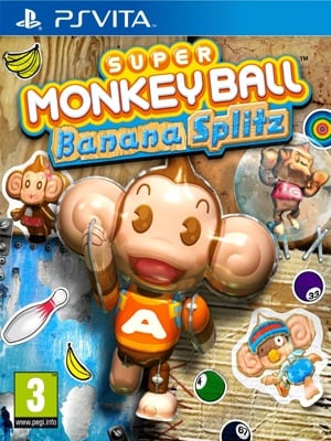 Game box artwork for Super Monkey Ball: Banana Splitz