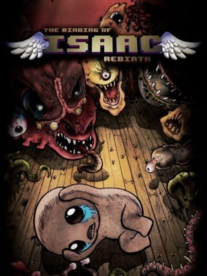 Game box artwork for The Binding of Isaac Rebirth
