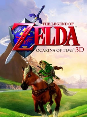 Game box artwork for The Legend of Zelda: Ocarina of Time 3D