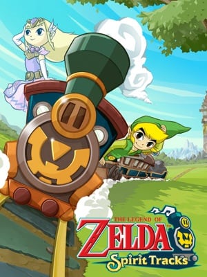 Game box artwork for The Legend of Zelda: Spirit Tracks