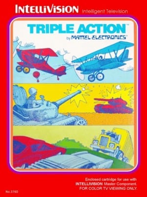 Game box artwork for Triple Action
