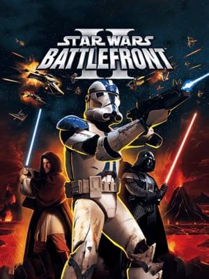 Game box artwork for Star Wars: Battlefront 2 (Classic, 2005)