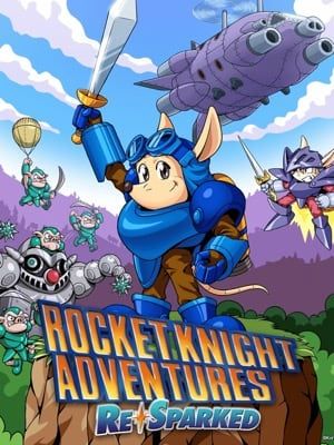 Game box artwork for Rocket Knight Adventures: Re-Sparked