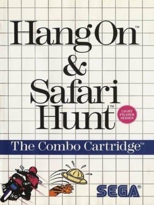 Game box artwork for Hang On/Safari Hunt