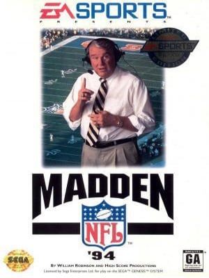 Game box artwork for Madden NFL '94