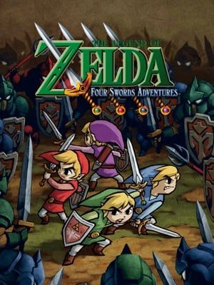 Game box artwork for The Legend of Zelda: Four Swords Adventures