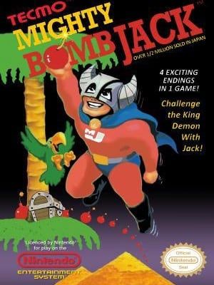 Game box artwork for Mighty Bomb Jack